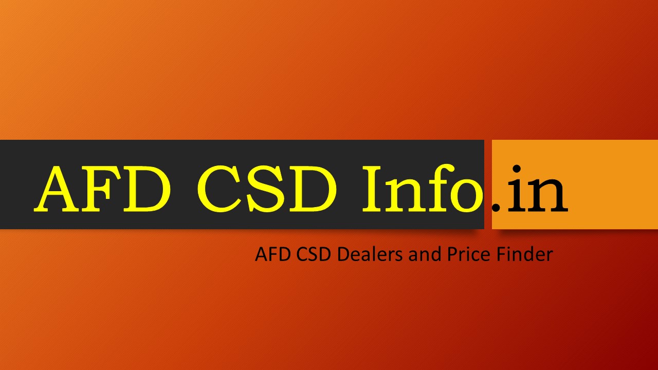 csd afd price list refrigerator